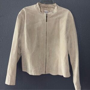 Chico’s Women’s Suede Leather Jacket Size 2 (12)